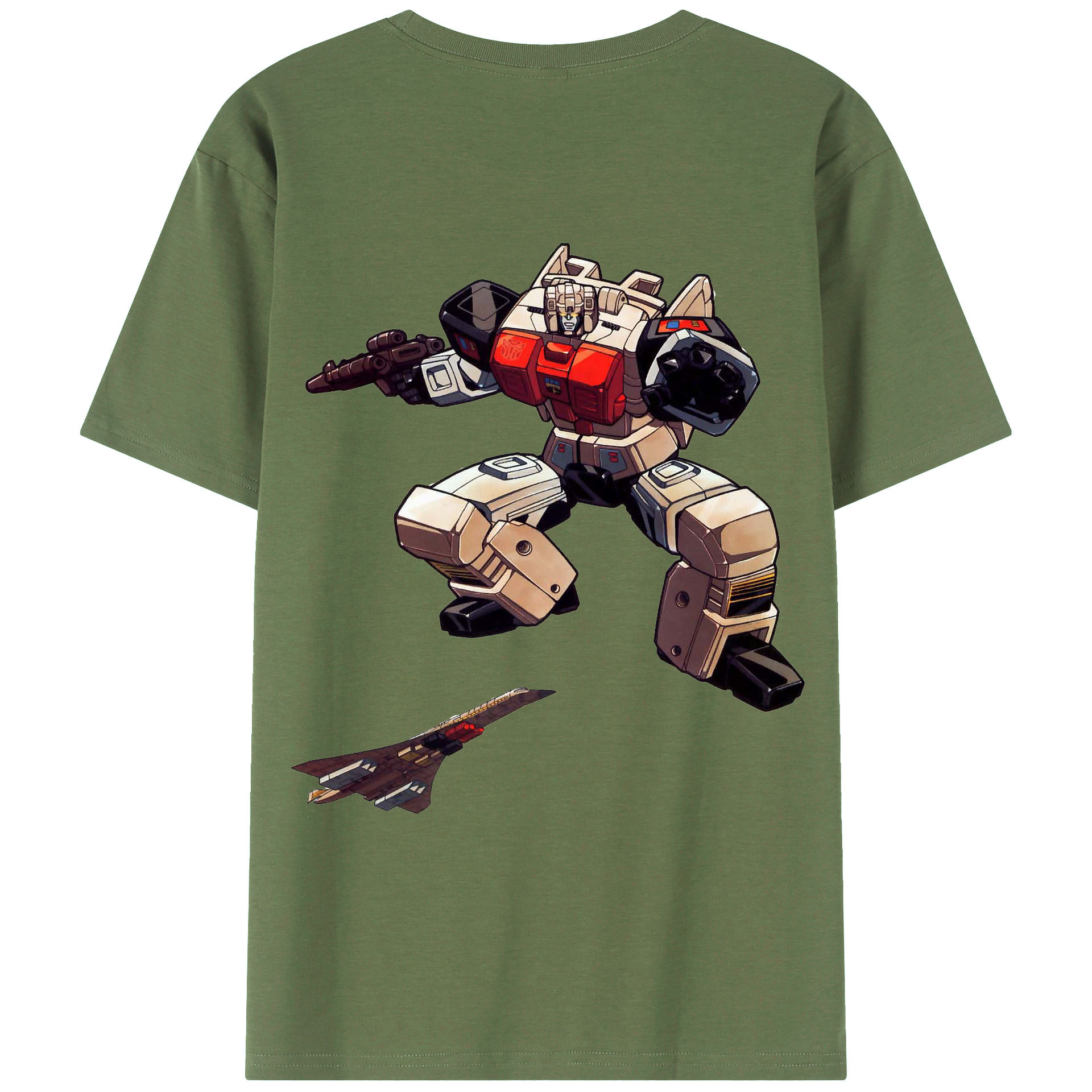 （画像用）  綿100％ メンズ半袖Tシャツ（バックプリント） 通気性